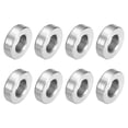 thumbnail image 1 of 8 Pcs Entretoises en Acier Inoxydable 304 1/2 Pouces OD x 1/4 Pouces ID x 1/8 Pouces Longueur(12x6x3mm) Vis Support de Bague Finition Simple Non Filetée Entretoises Rondes en Métal pour Vis M3 Boulons et Tringles, Argent, 1 of 6