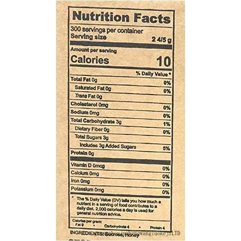 Pure Granulated Honey Packets Individual Honey Crystal Packets (120)