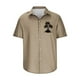 thumbnail image 4 of Camisas de Manga Larga para Hombres Blusa Cómoda de Cuello de Impresión, Camisa Casual de Poliéster para Uso Diario, de Fiesta Y de Primavera de Verano, 4 of 4