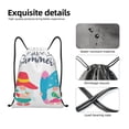thumbnail image 4 of Lukts Gnomes Summer Pattern Drawstring Backpack Bag Sport Gym Sackpack,String Backpack Sport Bag Sack,Cinch Tote Gym Backpack-Medium, 4 of 6