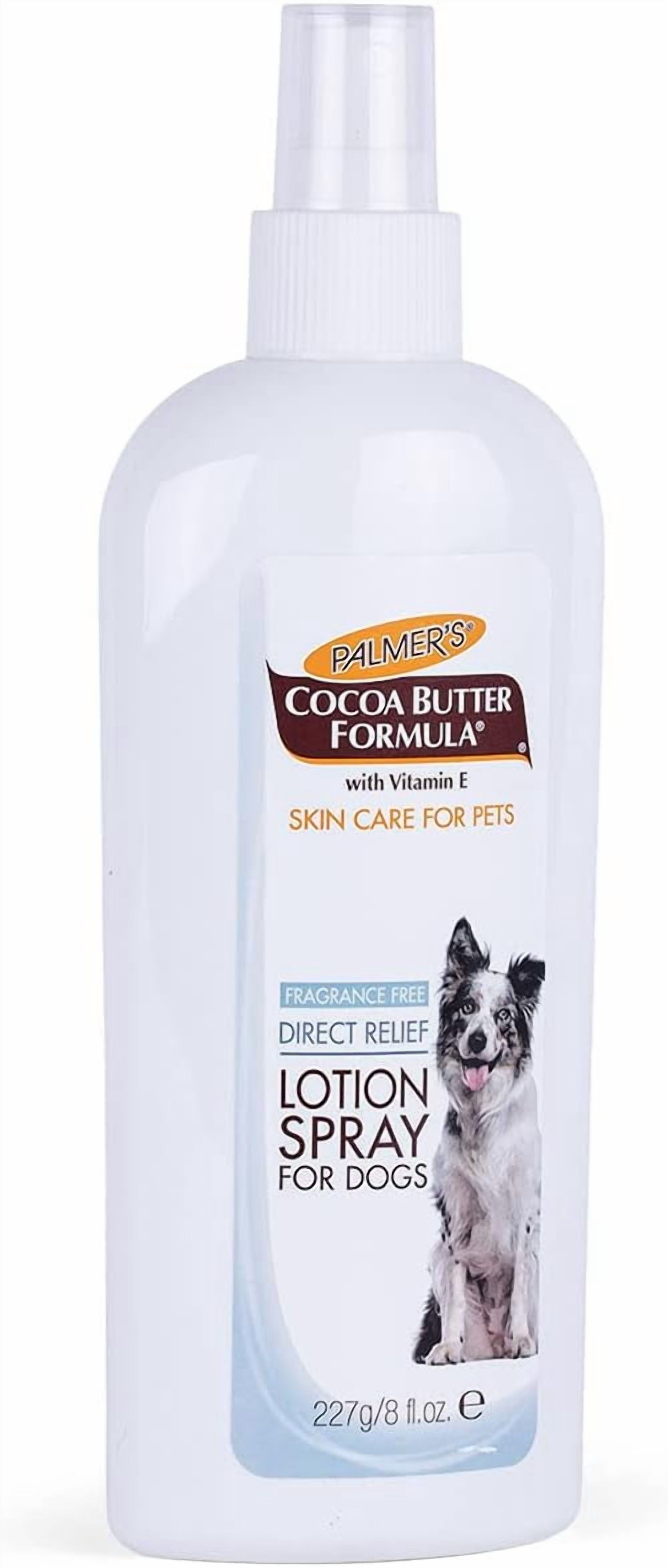 Palmer's For Pets Direct Relief Dog Lotion Spray for Dryness & Itchy Skin with Cocoa Butter 8 oz