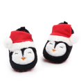 thumbnail image 2 of Visland 1 Pair Xmas Toddler Shoes Adorable Non-Slip Soft Sole Exquisite Pattern Extra-Thick Keep Warm Wear-resistant Santa Claus Xmas Tree Baby Shoes Photo Prop Baby Supplies, 2 of 7