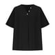 thumbnail image 4 of Vestidos Casuales Para Mujer, Blusas De Mujer De Moda Camisa de lino para mujer, color liso, manga corta, informal, cuello en V, 4 of 6