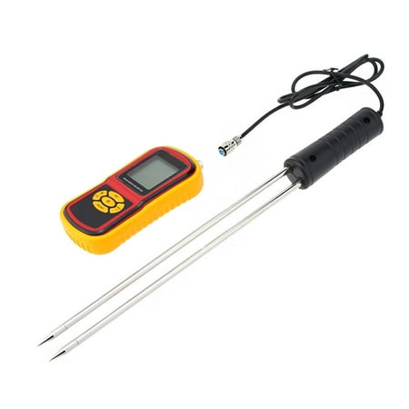 

Tickas GM640 Portable Digital Grain Meter with Measuring Probe LCD Display Tester for Corn Wheat Rice Bean Wheat Hygrometer