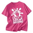 thumbnail image 1 of Chandails pour Filles Imprimé Filles T-Shirts à Manches Courtes Col Ras du Cou Tenue d'Été pour Tout-Petits Jolis Chandails pour Filles 3-4 Ans Mode Filles, 1 of 5