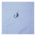 thumbnail image 4 of Camisa Polo Club Talla M Lisa con Bordado en Bolsillo Azul, 4 of 4