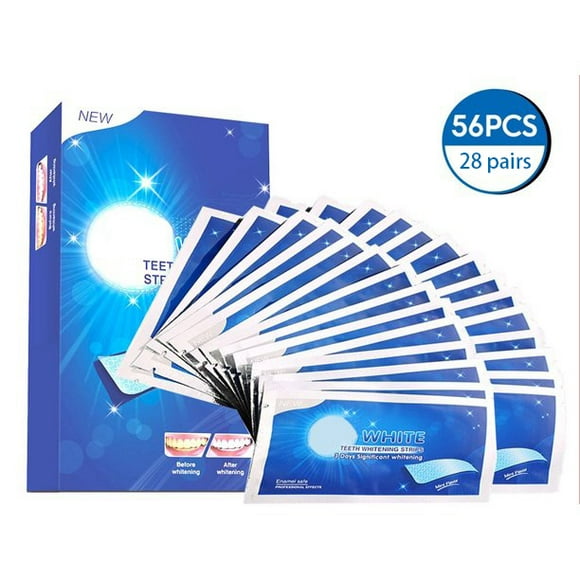 APPIE 56 PCS Instant Teeth Whitening Strips, Teeth Whitener Strips Teeth Whitening Kit for Removing Dirt, Fast Tooth Whitening with No Sensitivity, Teeth Bleaching No Need for Powder or Gel