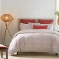 thumbnail image 4 of 100% Cotton 3-Piece Percale Weave Reversible Comforter Set, King, Lodi - Heirlooms of India, 4 of 9