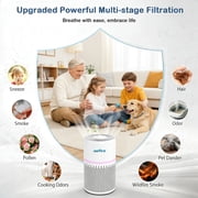AIRFIRE Air Purifiers for Home 975sq.ft HEPA Air Purifiers with APP for Bedroom, Pollen, Wildfire/Smoke, Pet Dander&Odor, Dust,AP203, White,2026 New