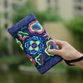 thumbnail image 4 of Riguas Women Ethnic Handmade Embroidered Wristlet Clutch Bag Zipper Purse Long Wallet, 4 of 8