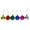 E, variant on Newxiaaa Transparent Ball Christmas, Christmas Tree Large Hanging Ball Clear Christmas Bulb Ornaments With Ribbons Christmas Ornaments Pendant Ball Decorations, for Xmas Tree (A)