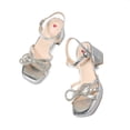 thumbnail image 5 of DREAM PAIRS Girls' Strappy Flat Sandals, Elegant T-Strap Dress Shoes with Metallic Ball Accent, Comfortable Non-Slip Summer Party Sandals for Little/Big Kid, 5 of 5