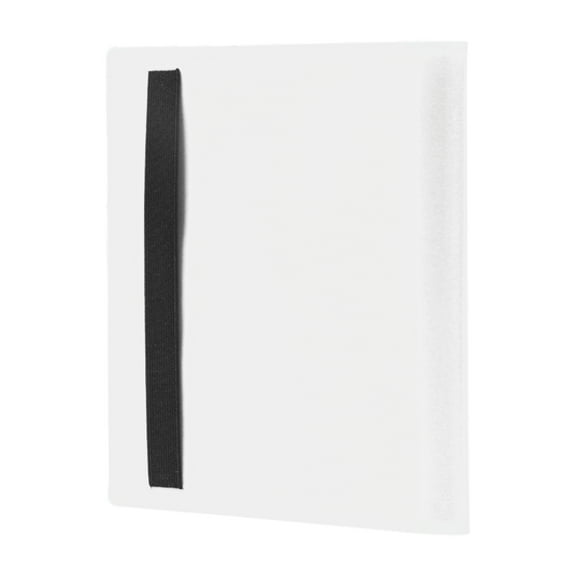 Unique Bargains 4 Pockets Card Binder with 160 Sleeves Trading Card Collector Album Holder White