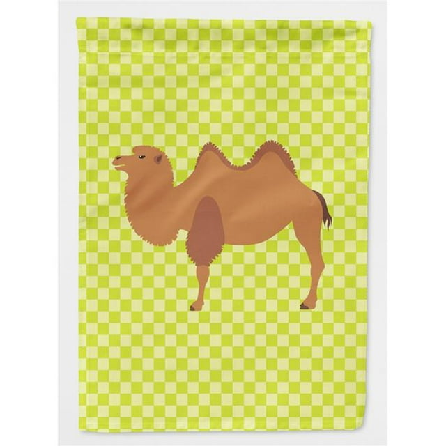 Carolines Treasures BB7644GF Bactrian Camel Green Flag Garden Size