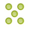 thumbnail image 1 of Libiline 100 botones de resina de color sólido con 4 agujeros para manualidades, ropa, costura, tarjetas, suéter, camisa (verde, 0.984 in), 1 of 1