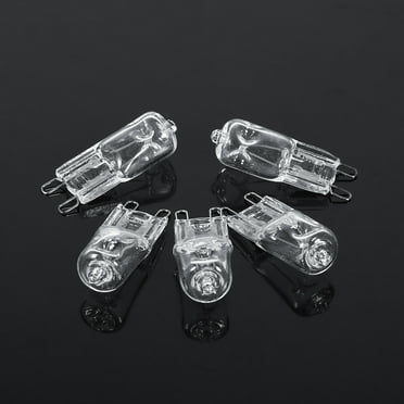 10Pcs G9 Base Halogen Light Bulb 120V 40W Lighting Replacement Home Warm White Bright