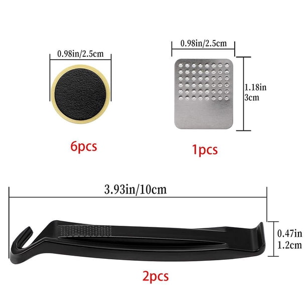 Kit de reparación de pinchazos de bicicleta, herramienta de parches de reparación de bicicletas, juego de herramientas de parches de reparación de bicicletas, kit de parches para neumáticos autoadhes