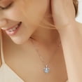 thumbnail image 2 of Collar con colgante de corazón ONLYLIKE con moissanita de 3 quilates, 2 of 9