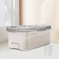 thumbnail image 6 of 5kg Cat/Dog Food Storage Container Tabletop Rice Storage Bins with Lid & Measuring Cup, 6 of 20