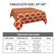 thumbnail image 7 of Wukai Red Cars Waterproof Tablecloth for Kitchen Dining, Fits Square Tables for 2-4 Seats -54"x54", 7 of 7