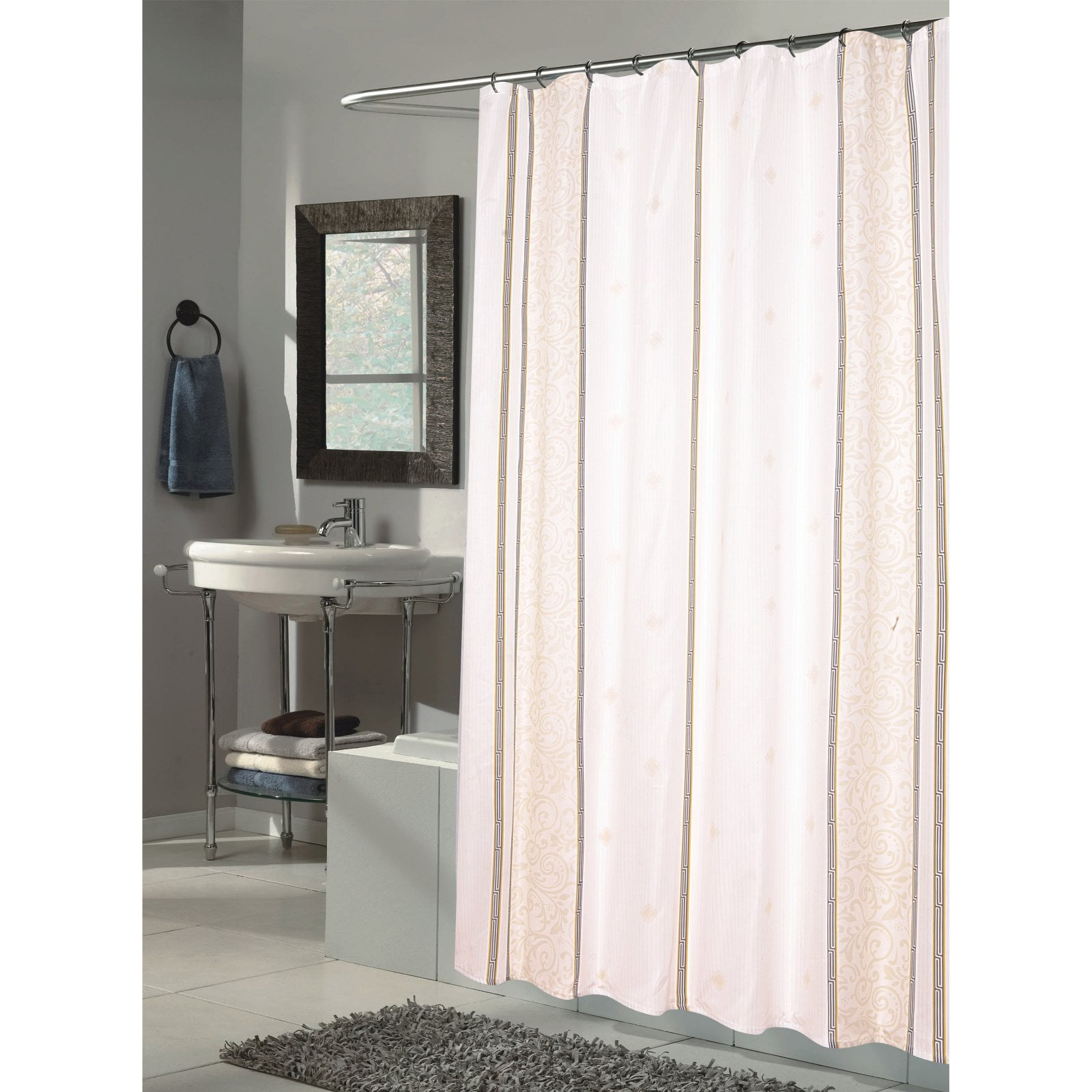 tall shower curtain