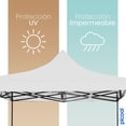 thumbnail image 4 of Carpa Toldo 3x3 M Plegable Reforzado Retractil Impermeable Picool Toldo Retráctil 3x3, 4 of 5