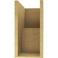 thumbnail image 4 of 9"W x 18"D x 18"H Classic Chapel Hill Rough Cedar Woodgrain TimberThane Corbel, Primed Tan, 4 of 6