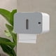 thumbnail image 4 of Portarrollos de papel higiénico, estante de pared para sala de estar, cocina y baño. gris, 4 of 9