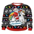 thumbnail image 1 of Ugly Noël Chandail en Molleton Hommes Femmes Col Rond Chandail en Molleton, 1 of 4