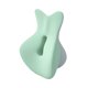 thumbnail image 4 of Almohada de espuma viscoelástica para la espalda con soporte para el cuello para conducir y dormir Verde, 4 of 9