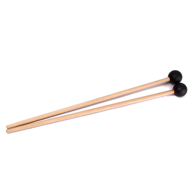 Soidarity Pack of 2 Bell Mallets Sticks with Bass Energy Hand Drumsticks Percussion Handle Hammers Musical Wood Chime Type3 NO3 Soidarity OD022333-00