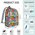 thumbnail image 5 of Boston Terrier Backpack for School,Cute School Bag,Schoolbag with Adjustable Shoulder Straps & Padded Back,15.7"x11.8"x5.5", 5 of 5