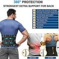 thumbnail image 2 of Double Pull Lumbar Lower Back Support Belt Brace Neoprene For Spine Posture Pain, 2 of 5