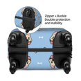 thumbnail image 4 of Naloa Cute French Bulldog Elastic Suitcase Protector, Travel Suitcase Protector Cover Fits 18-32in Suitcase - Small, 4 of 9