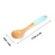 thumbnail image 4 of Set de utensilios de cocina de madera de haya - Cucharas y espátulas de cocina de 6 piezas con asas grabadas - Utensilios de cocina de madera maciza que no rozan, 4 of 4