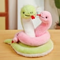 thumbnail image 5 of Snake Couple Plush Toys - Bride & Groom Wedding Gift Set, Cute Stuffed Animal for Valentine's Day, Christmas, Anniversary Green, 5 of 6