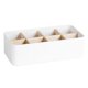 thumbnail image 3 of 1 Pc Drawer Type Handkerchief Box Simple Compartment Storage Box (White), 3 of 3