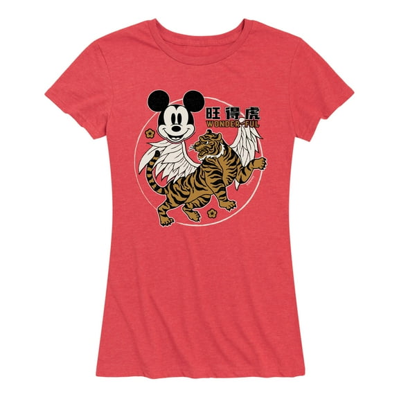 Mickey & Friends - Mickey Wonderful - Women's Short Sleeve Graphic T-Shirt