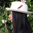 thumbnail image 6 of Pachuco Crushable Wool Felt Fedora Hat - S - Cream, 6 of 7