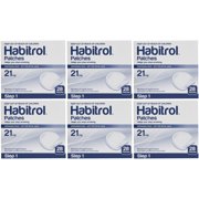 Habitrol 21mg Step 1 Nicotine Transdermal Patches. 6 Bulk Boxes of 28. Total 168