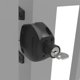 thumbnail image 4 of Cerrojo para portón D&D Technologies LL3ABL con llave, negro, 4 of 5