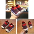 thumbnail image 4 of Zapatos para primeros pasos para bebés de 1 a 4 años, zapatos para niños, zapatillas de deporte para niños pequeños, niñas, suela suave, antideslizantes, lona de algodón, malla, transpirable, ligero, material TPR, zapatillas sin cordones para exteriores oso de fresa Electrónica, 4 of 4