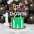 thumbnail image 2 of 1 Pieces First Year Down Wooden Cake Toppers for Boys and Girls, Cupcake Picks Decorations for First Year Down Theme Baby Shower Birthday Party Decorations Supplies, 2 of 6