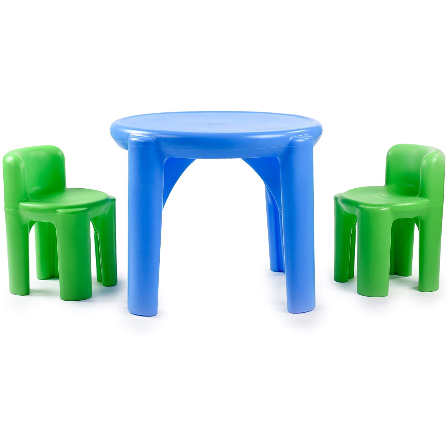 Little Tikes Bright n Bold Table &amp; Chairs, Green/Blue