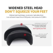 Steel Toe Work Boots for Men Women Leather Safety Shoes Waterproof Construction Shoes Hiking Boots Industrial Work Shoes