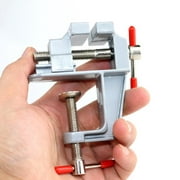 360  Rotary Mini Bench Vise Clamp Table Swivel Lock Clamp DIY Repair Tool