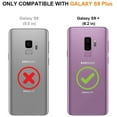 thumbnail image 2 of Étui Galaxy S9 Plus, Étui Galaxy S9 Plus Transparente, Motif Floral Roses Rouges Design Clair Imprimé Étui Arrière Transparente avec Pare-Chocs TPU pour Samsung Galaxy S9 Plus, 2 of 7