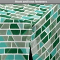 thumbnail image 4 of Brick Dog Crate Cover, Creative Image Pieces with Blocks, Easy to Use Pet Kennel Cover Small Dogs Puppies Kittens, 7 Sizes, Seafoam Hunter Green, by Ambesonne, 4 of 6