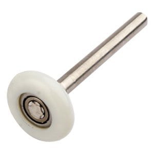 Ultra-Quiet 2/" Nylon Garage Door Roller with 13-Ball Bearing /& 4/" Stem 10 Pack