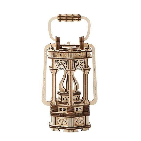 Wooden Luminous Lantern 3D DIY Puzzle Christmas Gift for Adult Building Model